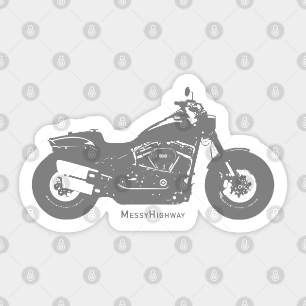 Harley Fat Bob 114 18, shadow Sticker by MessyHighway